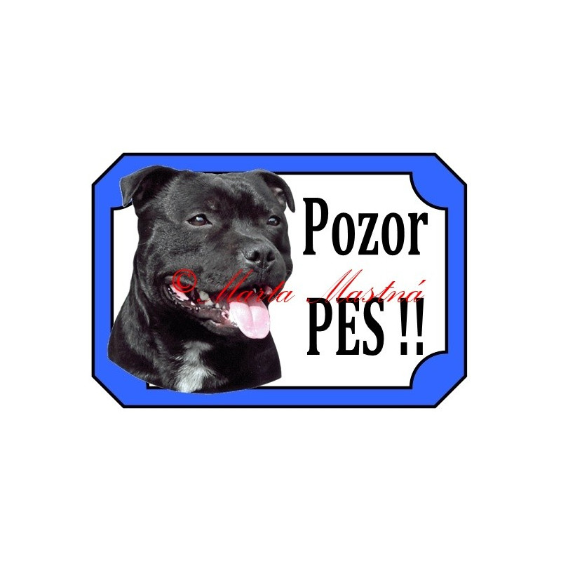 Tabulka stafordšírský bulteriér