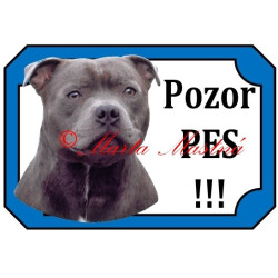 Tabulka stafordšírský bulteriér