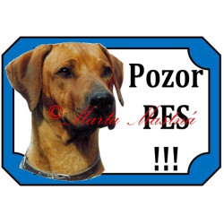 Tabulka rhodéský ridgeback