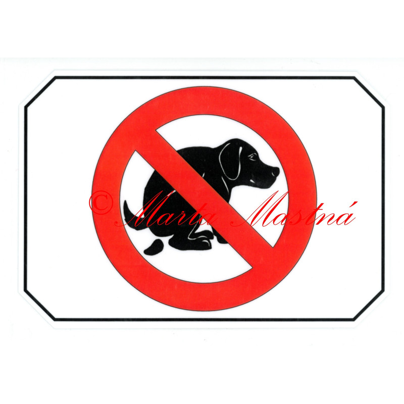 Tabulka zákaz venčení