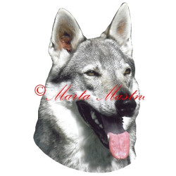 Samolepka československý vlčák