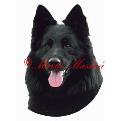 Samolepka chodský pes, ovčák