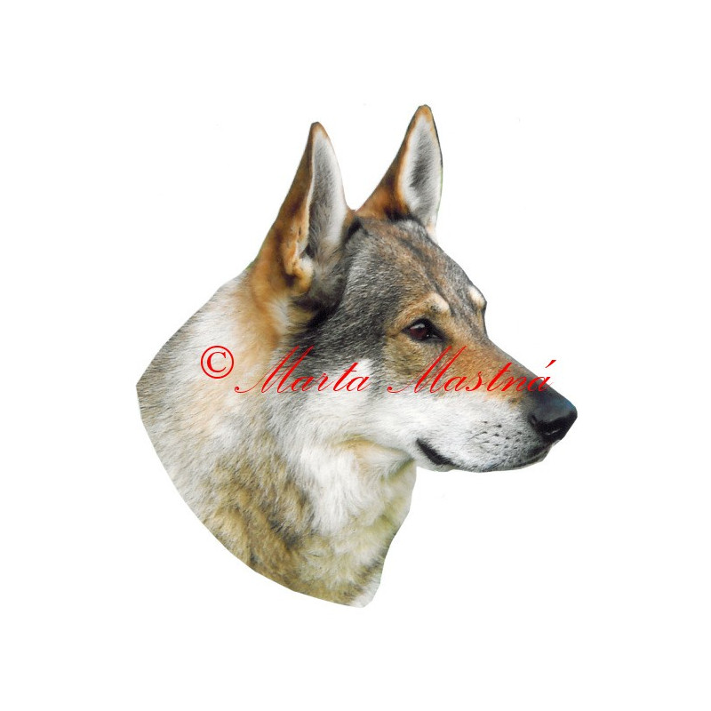 Samolepka československý vlčák