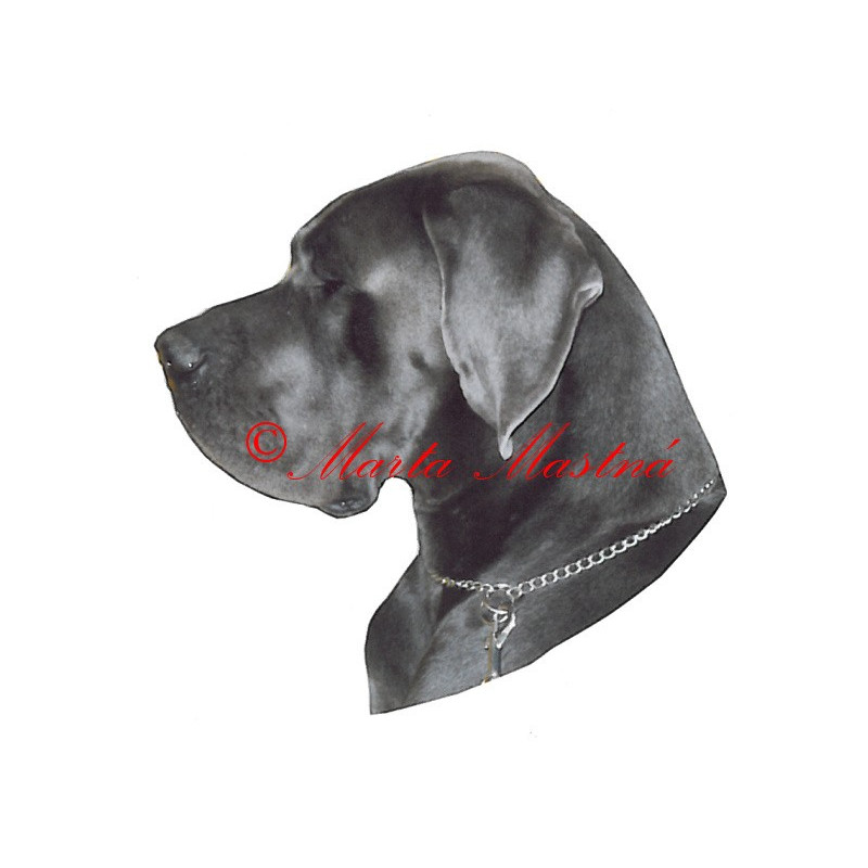 Samolepka německá doga