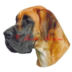 Samolepka německá doga