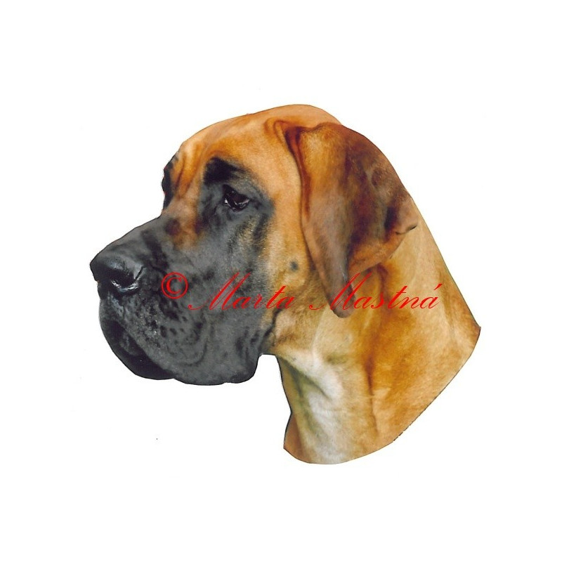 Samolepka německá doga