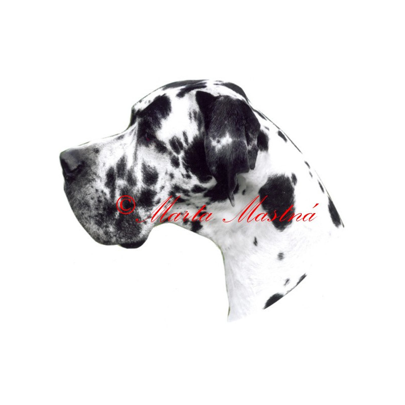 Samolepka německá doga