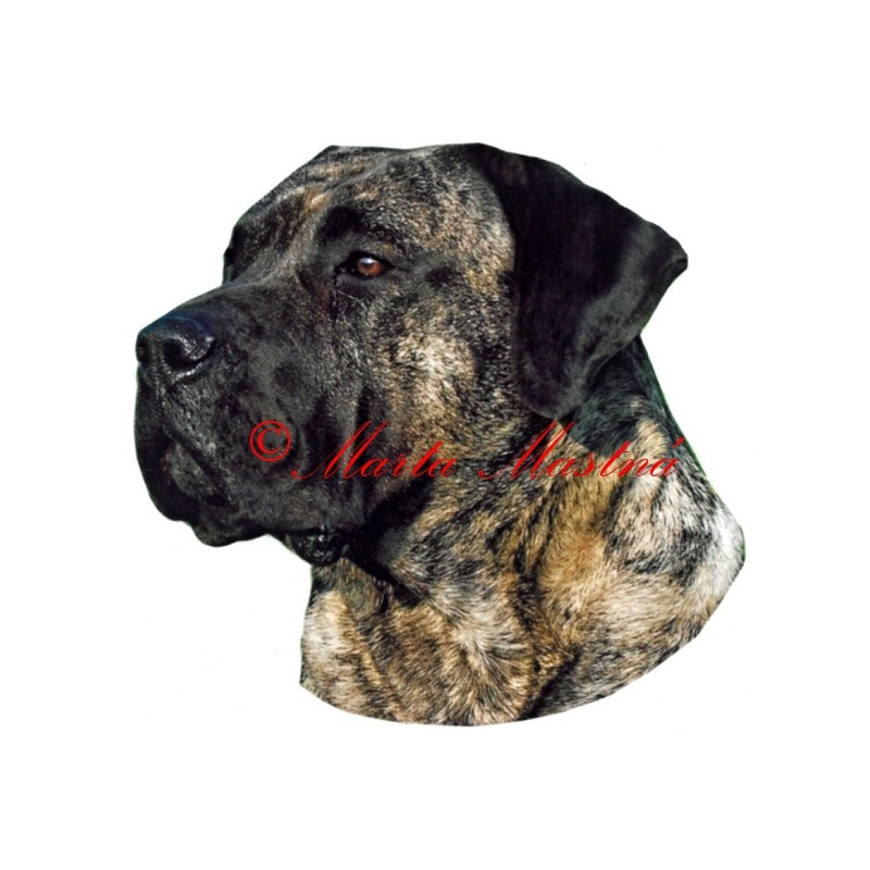 Samolepka kanárská doga, presa canario