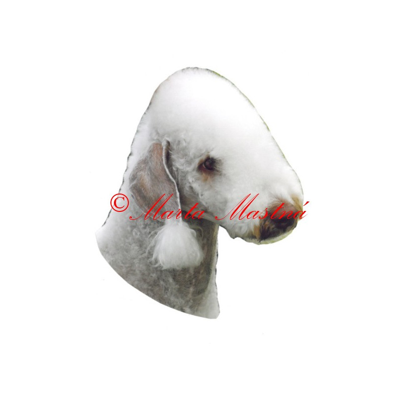 Samolepka bedlington teriér