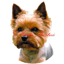 Samolepka jorkšír teriér