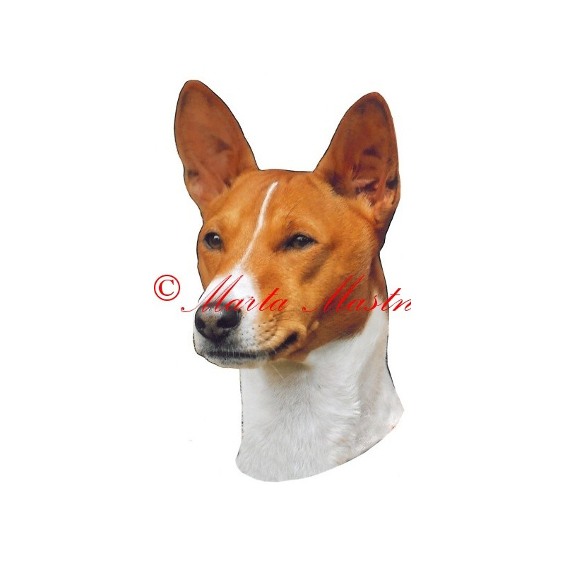 Samolepka basenži, basenjí