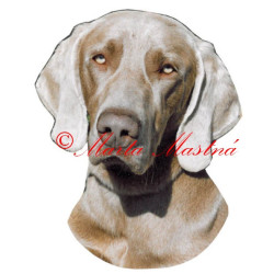 Samolepka výmarský ohař