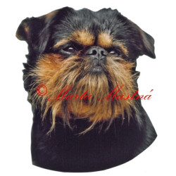 Samolepka grifonek belgický