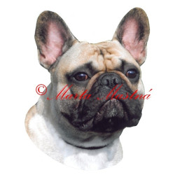 Samolepka francouzský buldoček