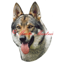 Samolepka československý vlčák