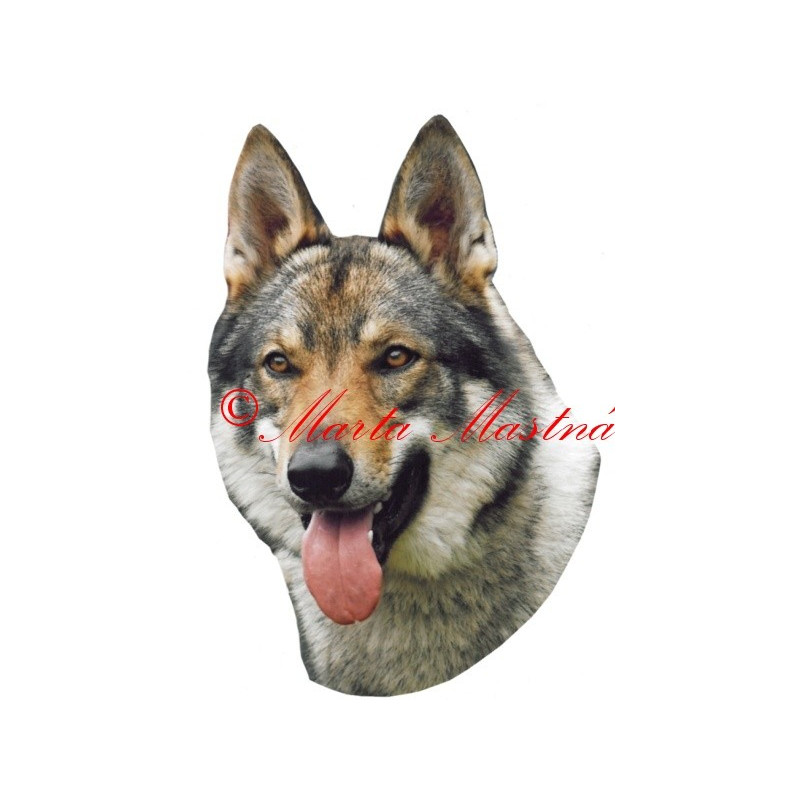 Samolepka československý vlčák