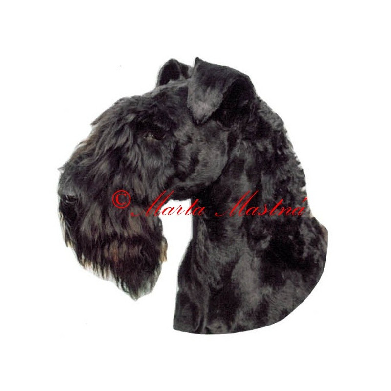 Samolepka kerry blue teriér