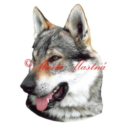 Samolepka československý vlčák