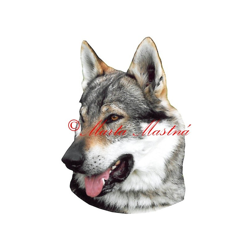 Samolepka československý vlčák