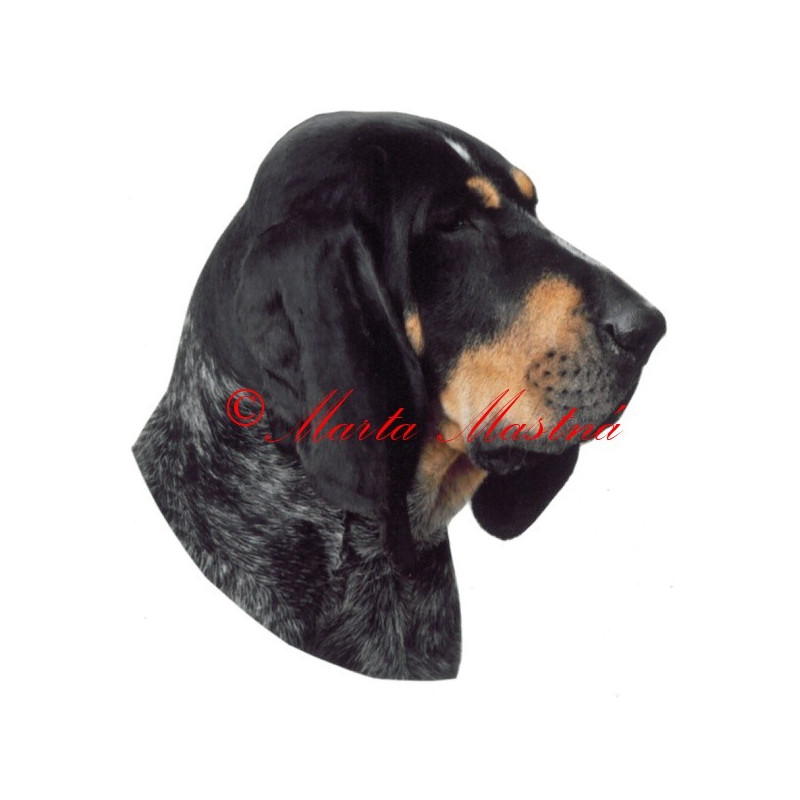 Samolepka malý modrý gaskoňský honič