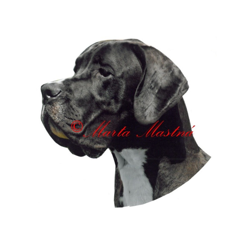 Samolepka německá doga