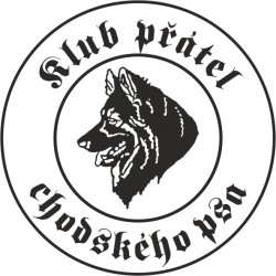 Kresba k logu Klubu přátel chodského psa
