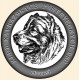Kresba k logu Klubu chovatelů kavkazský pastevecký pes