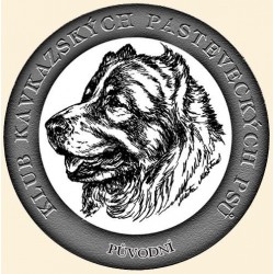Kresba k logu Klubu chovatelů kavkazský pastevecký pes