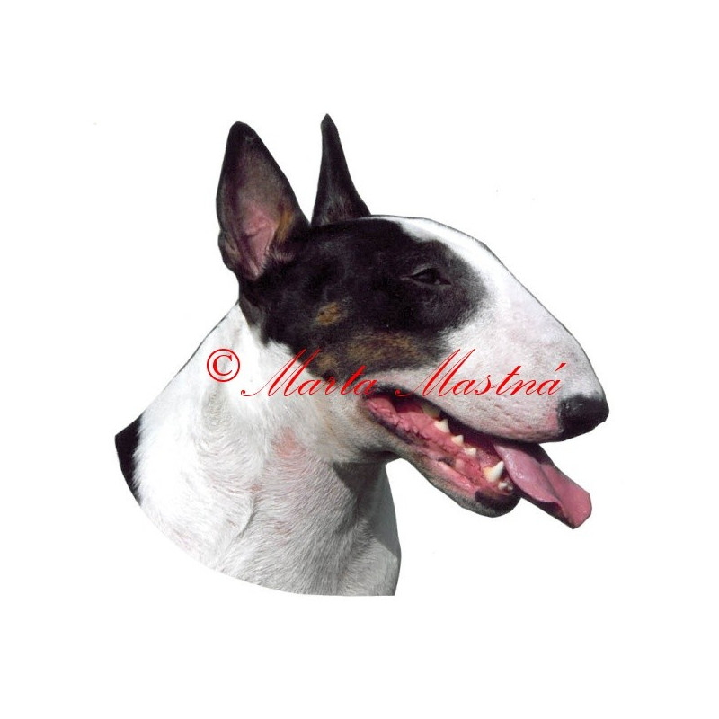 Samolepka bulteriér