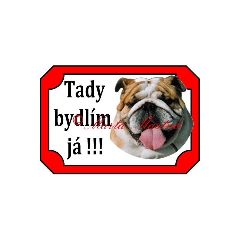 Tabulka buldok anglický