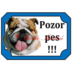 Tabulka buldok anglický