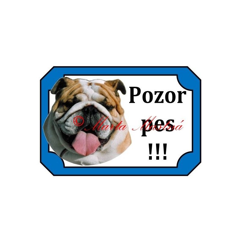 Tabulka buldok anglický