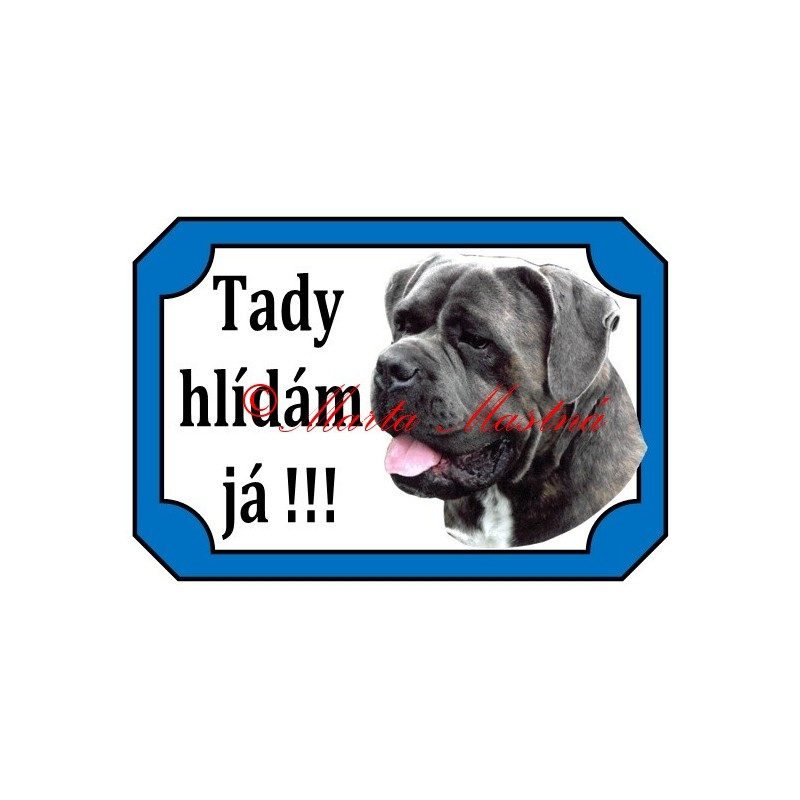 Tabulka cane corso
