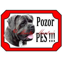 Tabulka cane corso