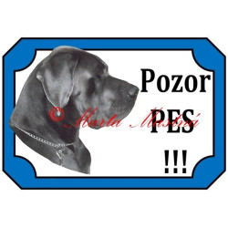 Tabulka německá doga