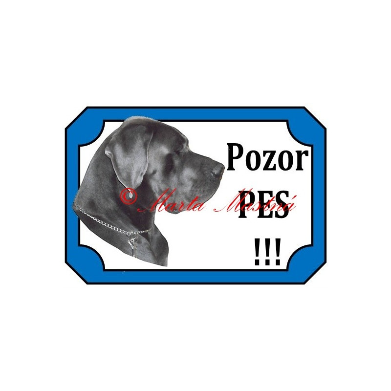 Tabulka německá doga