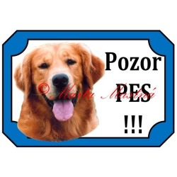 Tabulka zlatý retrívr, golden