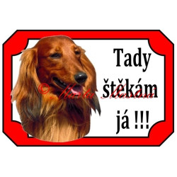 Tabulka jezevčík dlouhosrstý