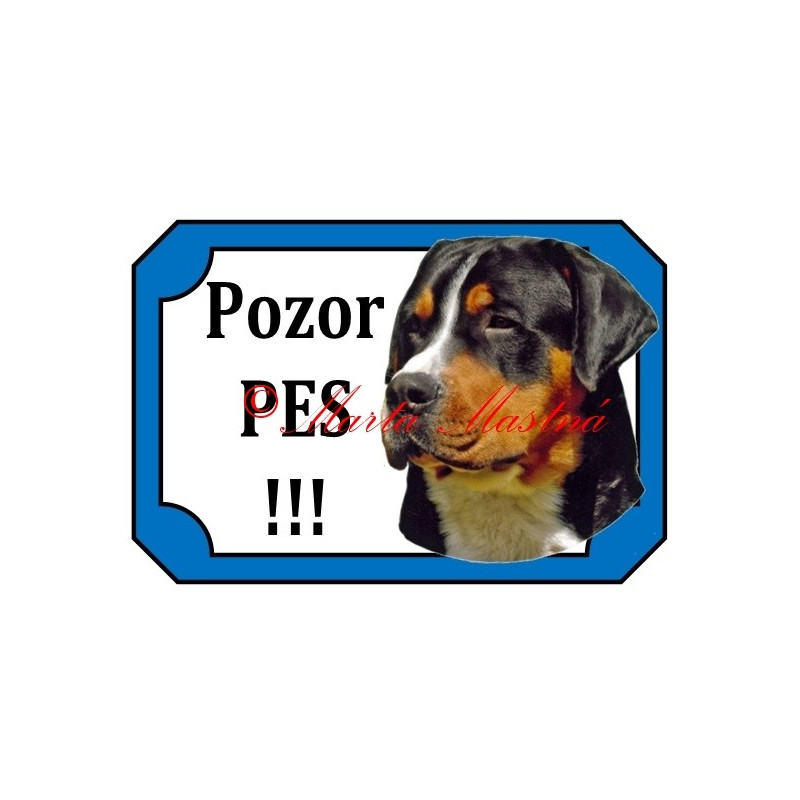 Tabulka velký švýcarský salašnický pes