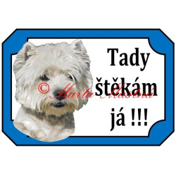 Tabulka vestík, vesthajlend, west highland teriér