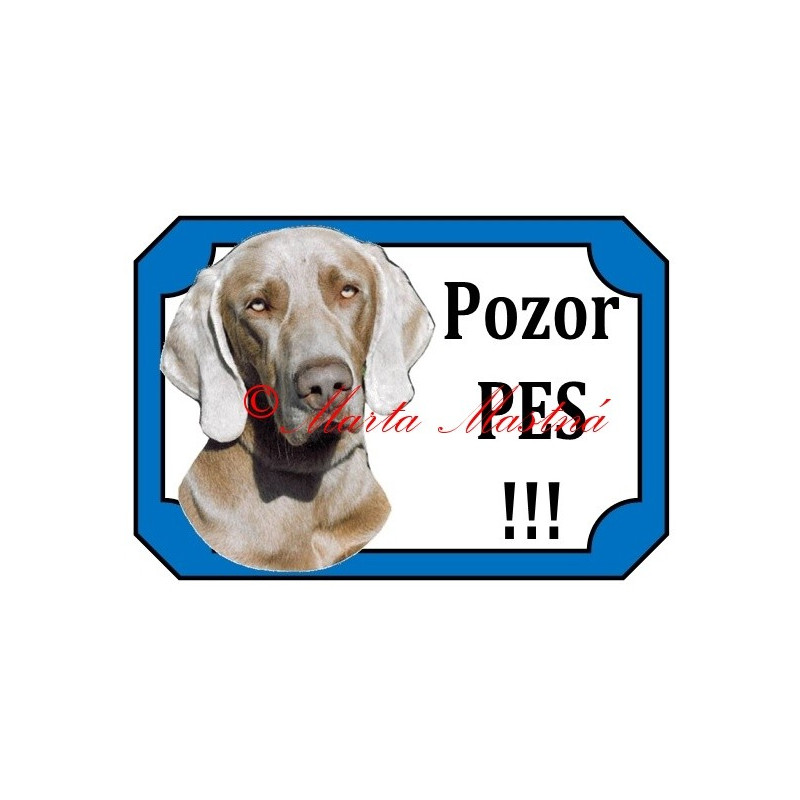 Tabulka výmarský ohař