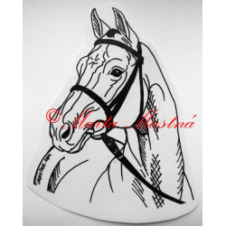 Samolepka kůň teplokrevník