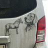 Samolepka kůň chladnokrevník, norik