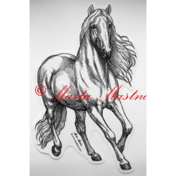 Samolepka kůň