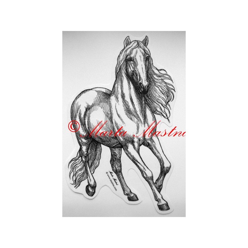 Samolepka kůň
