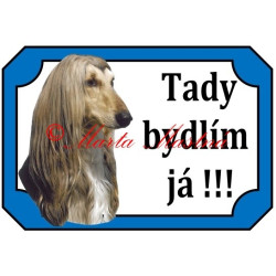 Tabulka afghánský chrt