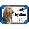 Tabulka afghánský chrt