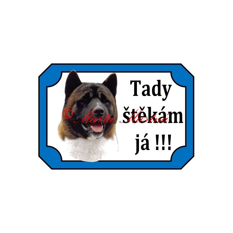 Tabulka americká akita