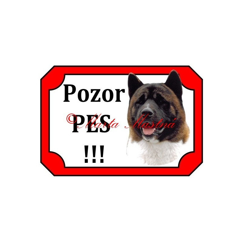 Tabulka americká akita