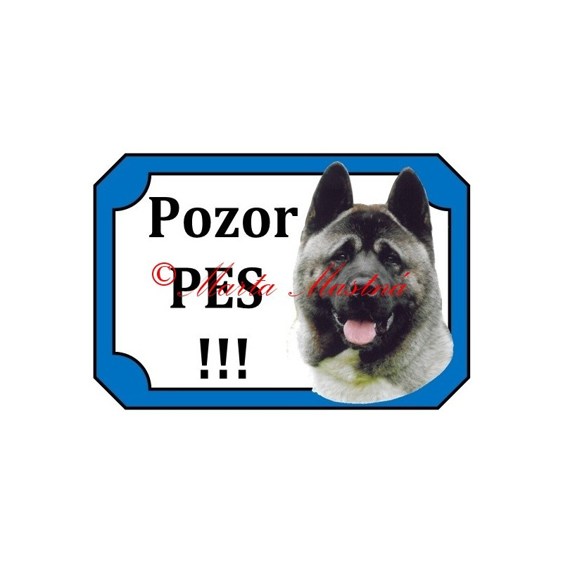 Tabulka americká akita